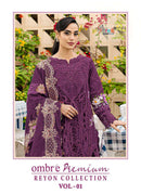 Shree Fabs Ombre Premium Rayon Collection Vol 1 Embroidered Work Salwar Suit