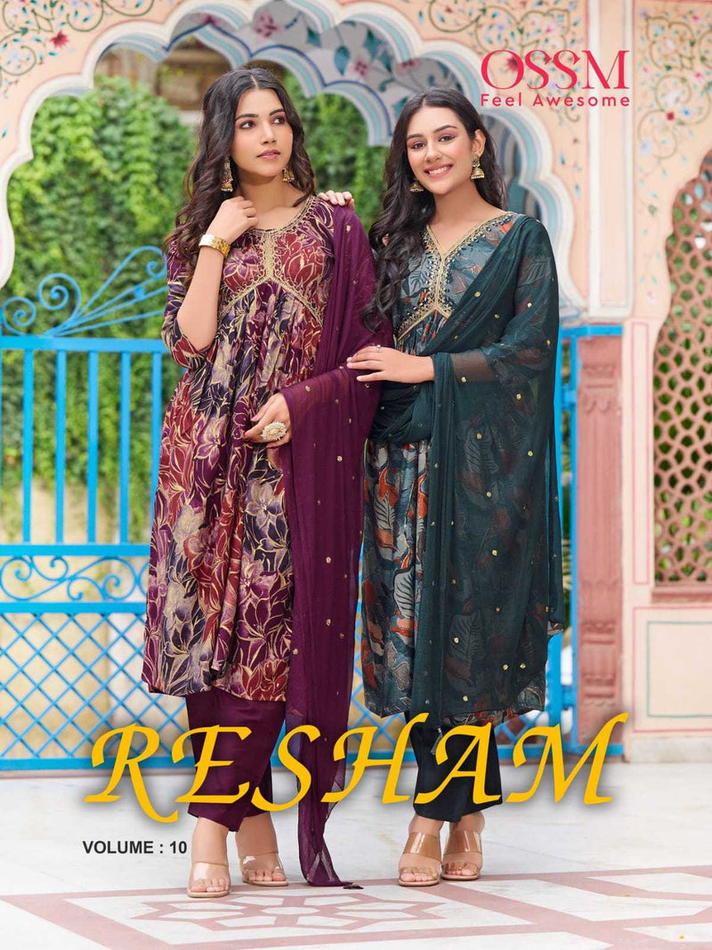 Ossm Resham Vol 10 Fancy Designer Party Wear Salwar Kameez