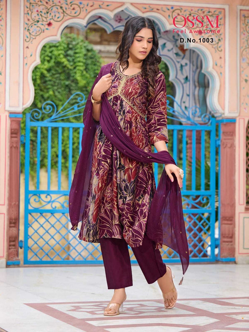 Ossm Resham Vol 10 Fancy Designer Party Wear Salwar Kameez