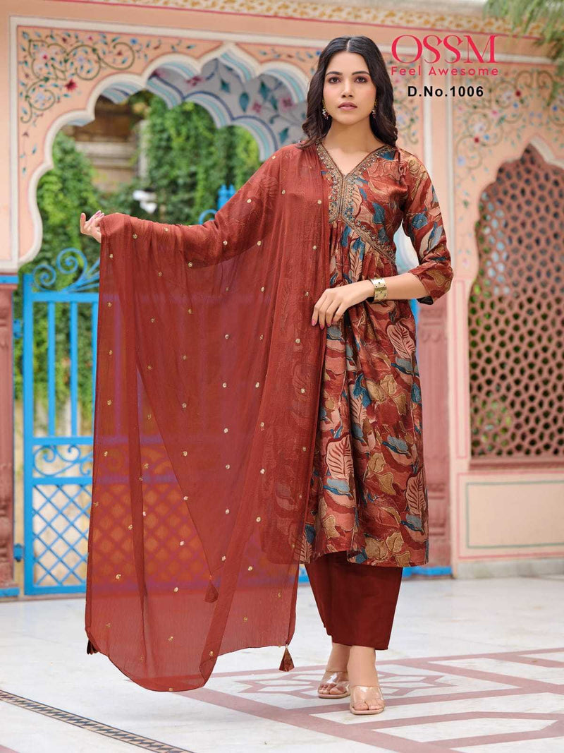 Ossm Resham Vol 10 Fancy Designer Party Wear Salwar Kameez