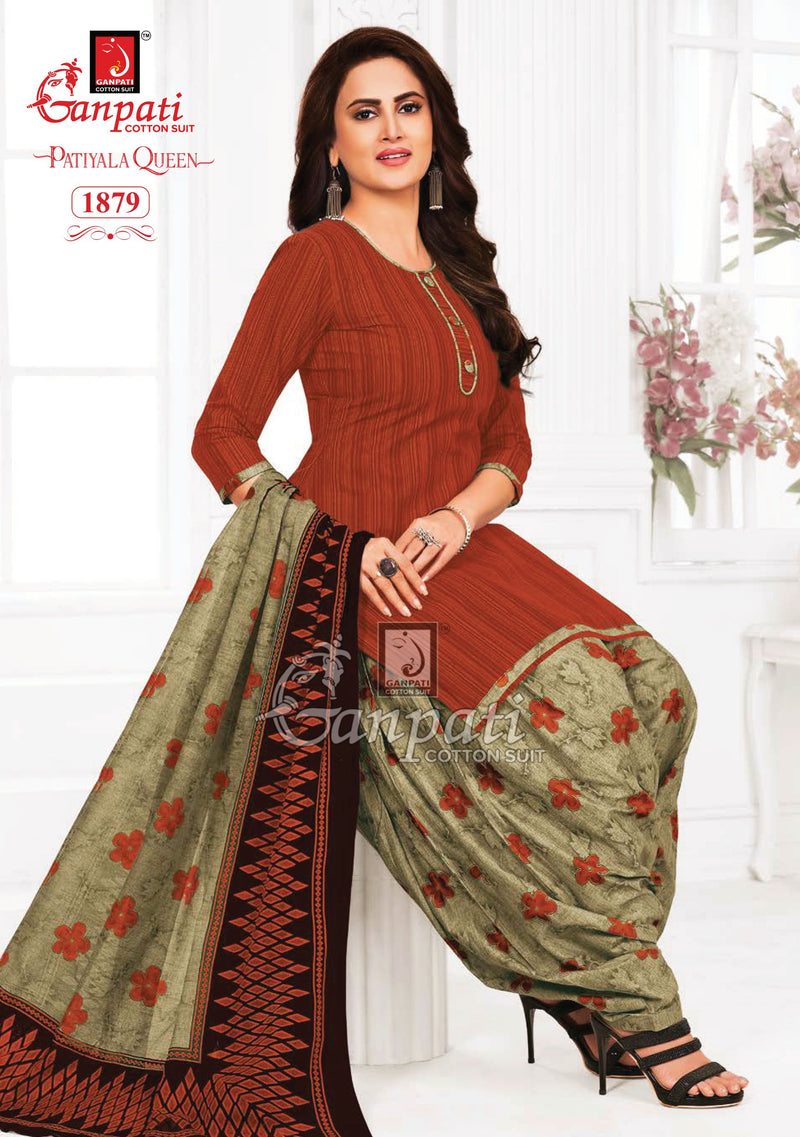 Ganpati Patiyala Queen Vol 7 Pure Cotton Dress Material