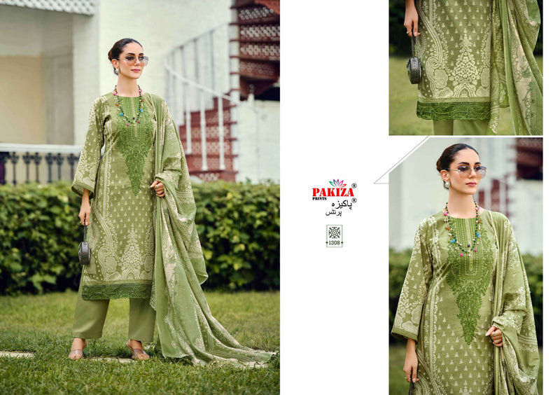 Pakiza Prints Zeenat Vol 13 Pure Cotton Embroidered Work Pakistani Suit