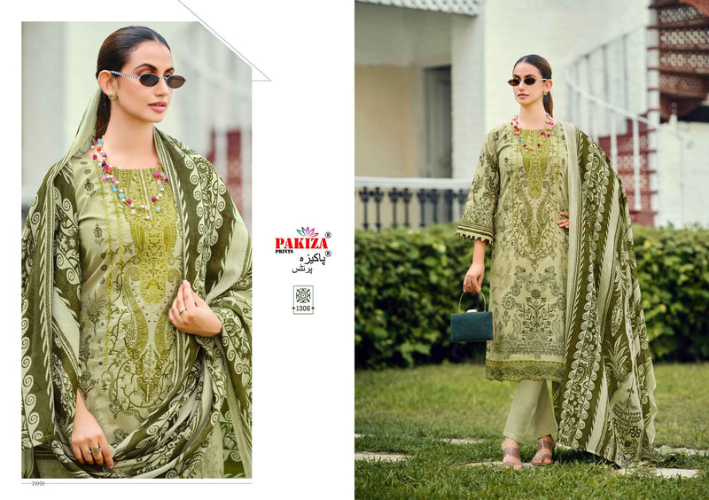 Pakiza Prints Zeenat Vol 13 Pure Cotton Embroidered Work Pakistani Suit