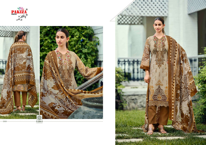Pakiza Prints Zeenat Vol 13 Pure Cotton Embroidered Work Pakistani Suit