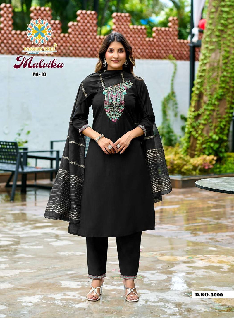 Passion Treen Malvika Vol 3 Jacquard Embroidered Fancy Work Kurti