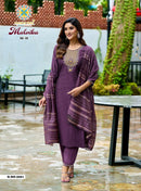 Passion Treen Malvika Vol 3 Jacquard Embroidered Fancy Work Kurti