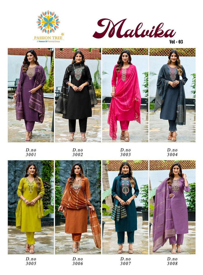 Passion Treen Malvika Vol 3 Jacquard Embroidered Fancy Work Kurti