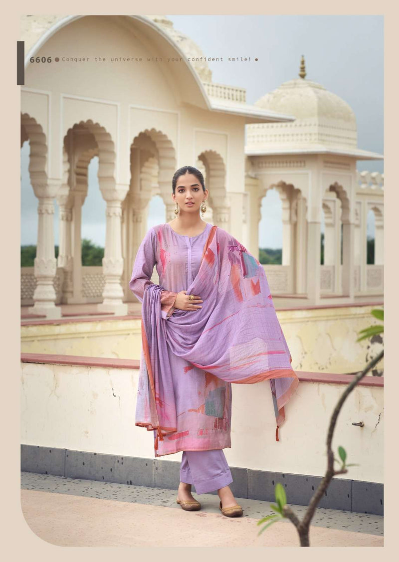 Prm Trendz Eknoor Pure Simar Muslin Silk Fancy Work Salwar Suit