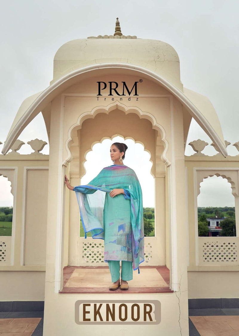 Prm Trendz Eknoor Pure Simar Muslin Silk Fancy Work Salwar Suit