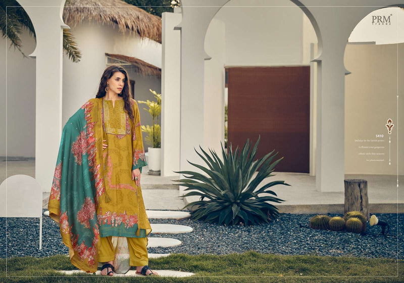 Prm Trendz Roselyn  Muslin Silk Digital Print With Heavy Embroidery Work Salwar Kameez