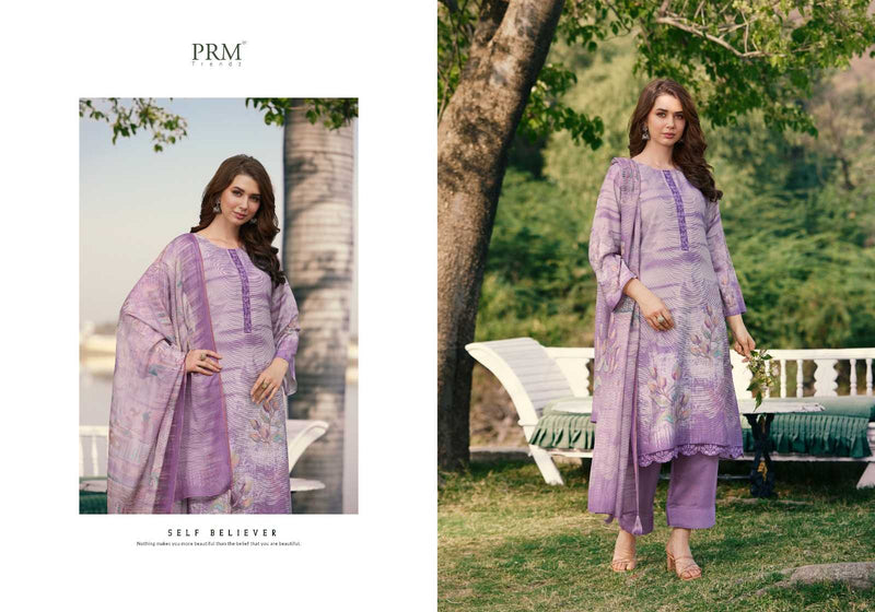 Prm Trendz Vouge Naffes Muslin Silk  Digital print With Fancy Embroidery Work Salwar Suit