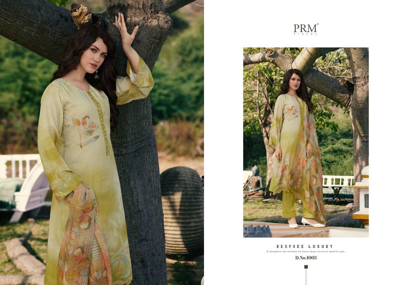 Prm Trendz Vouge Naffes Muslin Silk  Digital print With Fancy Embroidery Work Salwar Suit