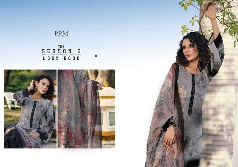 Prm Trendz Vouge Naffes Muslin Silk  Digital print With Fancy Embroidery Work Salwar Suit