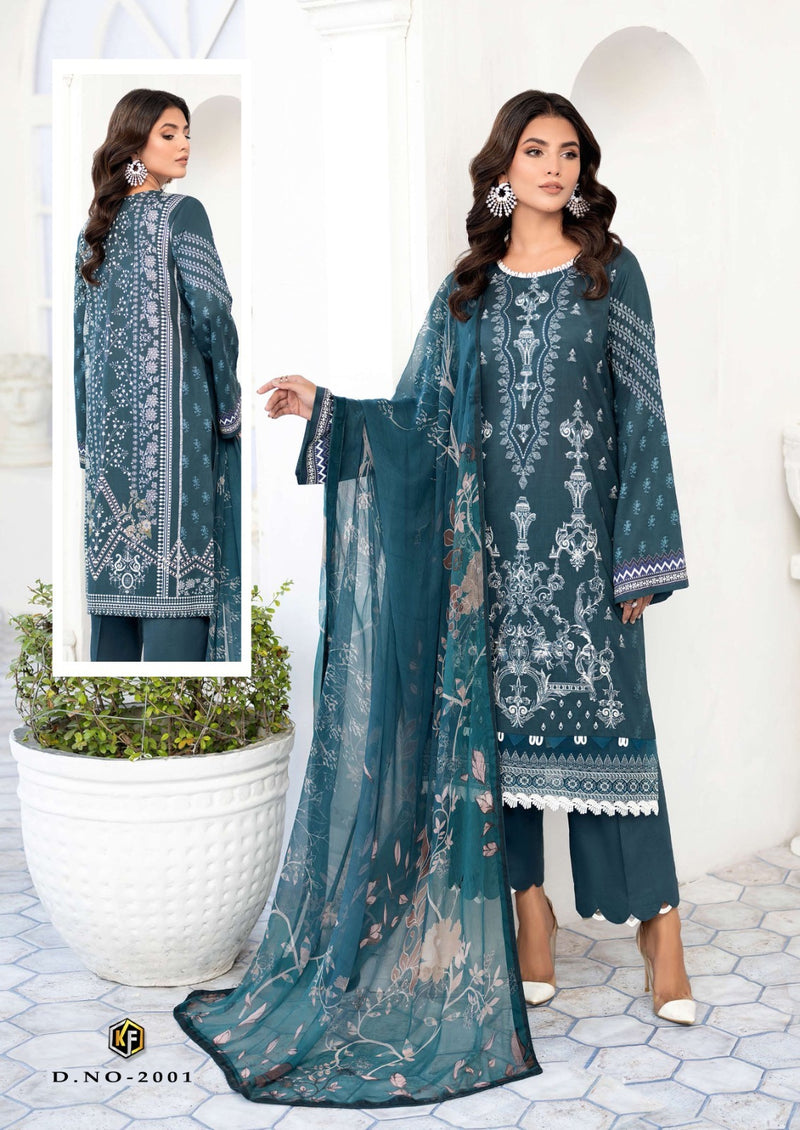 Keval Fab Qurbat Vol 2 Printed Lawn Cotton Salwar Kameez