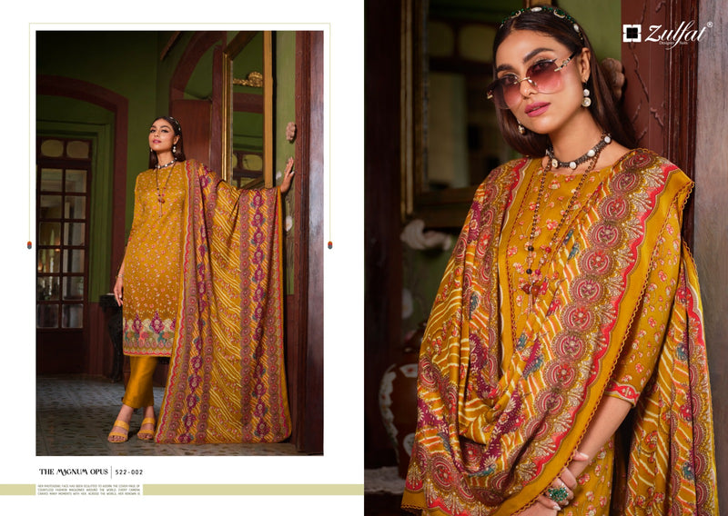 Zulfat Designer Suits Raabia Pashmina Digital Prints Salwar Kameez