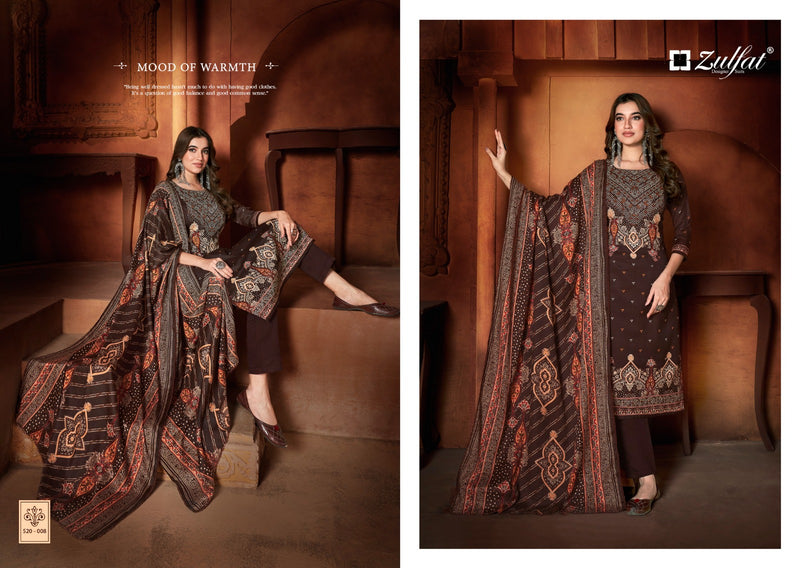 Zulfat Designer Suits Riyana Pashmina Fancy Salwar Suit