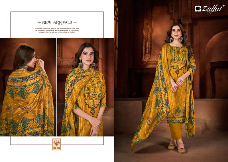 Zulfat Designer Suits Riyana Pashmina Fancy Salwar Suit