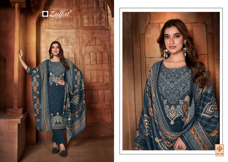 Zulfat Designer Suits Riyana Pashmina Fancy Salwar Suit