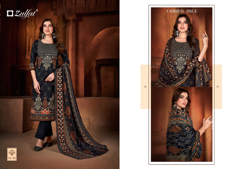 Zulfat Designer Suits Riyana Pashmina Fancy Salwar Suit