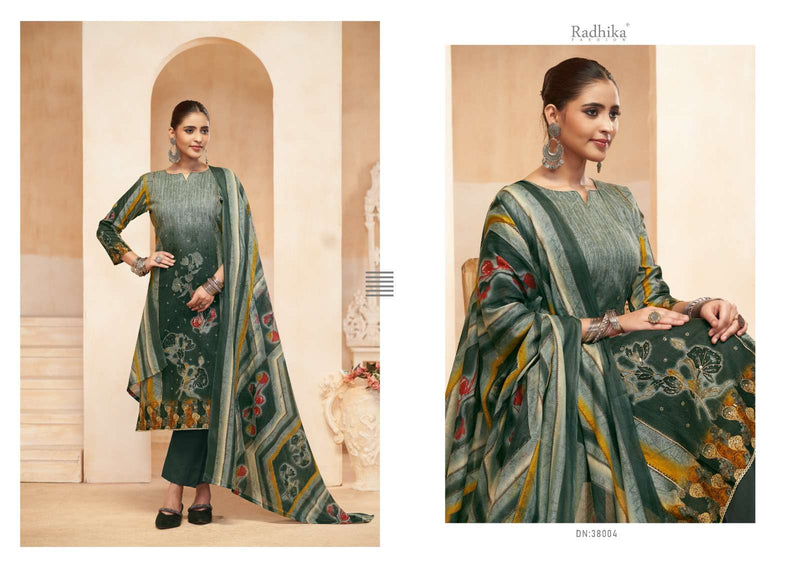 Radhika Fashion Azara Avnee Lawn Cotton Designer Print Jari Work Salwar Suit