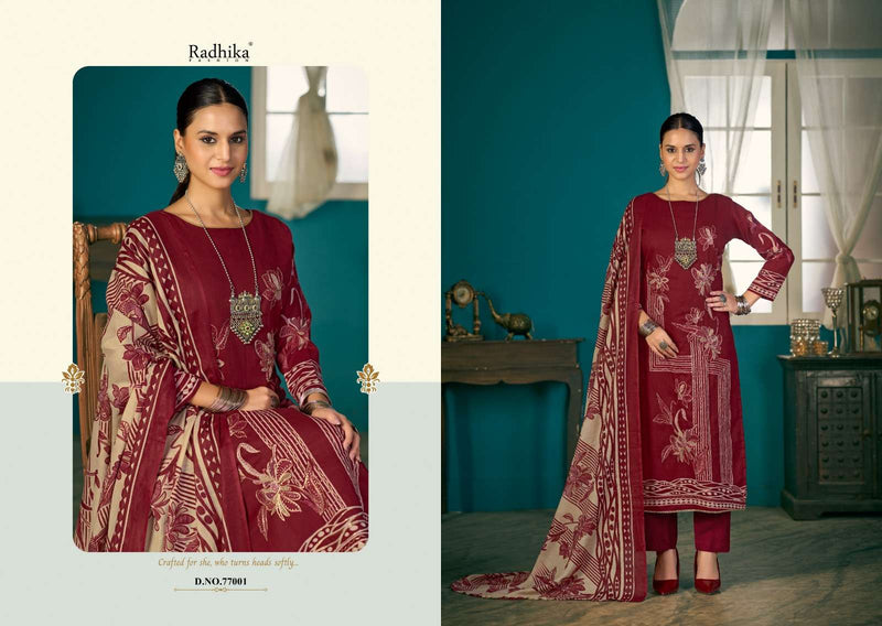 Radhika Fashion Azara Vol 2 Lawn Cotton Designer Handwork Salwar Kameez