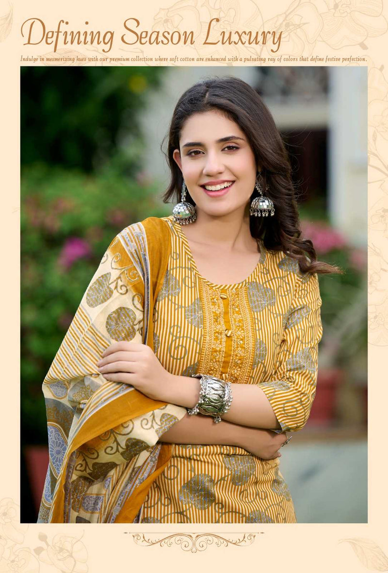 Rangmaya Rangrez Cotton Designer Combo Set Kurti