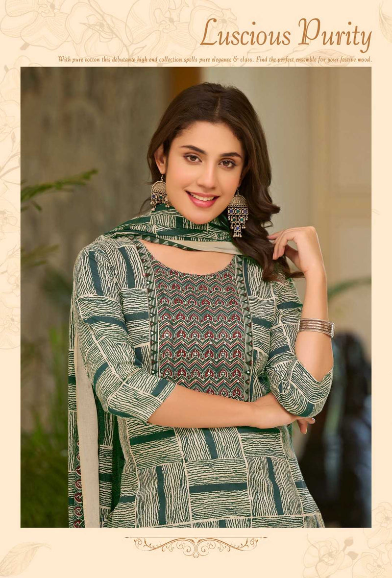 Rangmaya Rangrez Cotton Designer Combo Set Kurti