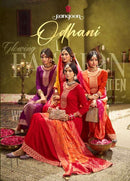 Rangoon Odhani Chinon Silk Fancy Khatli Work Designer Kurti