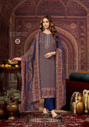 Roli Moli Creation Dilshad Pashmina Winter Suit Set – Twill Shawl Dupatta & Heavy Spun Bottom