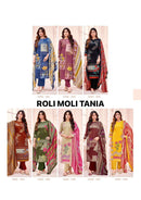 Roli Moli Creation Tania Pure Pashmina Embroidered Diamond Work Salwar Suit