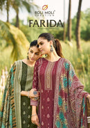 Roli Moli Farida Pashmina Winter Collection – Premium Suits with Twill Shawl Dupatta & Diamond Work
