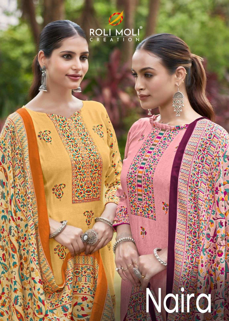 Roli Moli Naira Pashmina Diamond Work Winter Wear Salwar Kameez