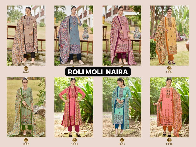 Roli Moli Naira Pashmina Diamond Work Winter Wear Salwar Kameez