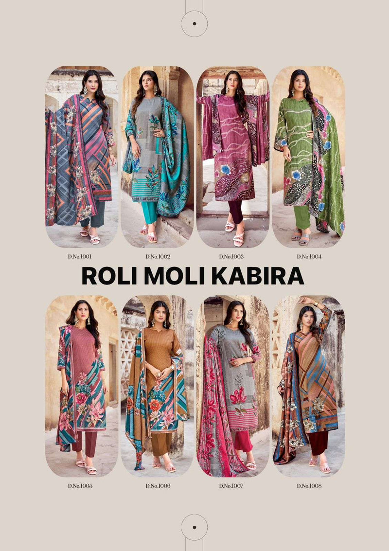 Roli Moli Kabira Pashmina Suit – Latest Winter Collection 2025 | Heavy Spun Bottom & Printed Shawl