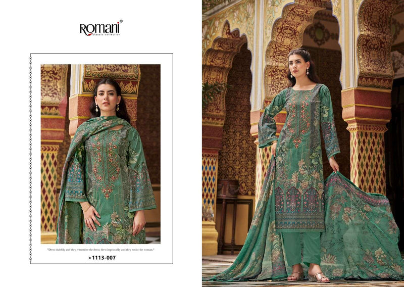Romani Aarzu Vol 22 Soft Cotton Print With Embroidery Work Salwar Suit
