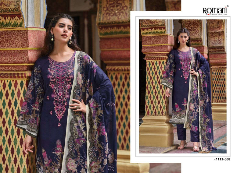 Romani Aarzu Vol 22 Soft Cotton Print With Embroidery Work Salwar Suit