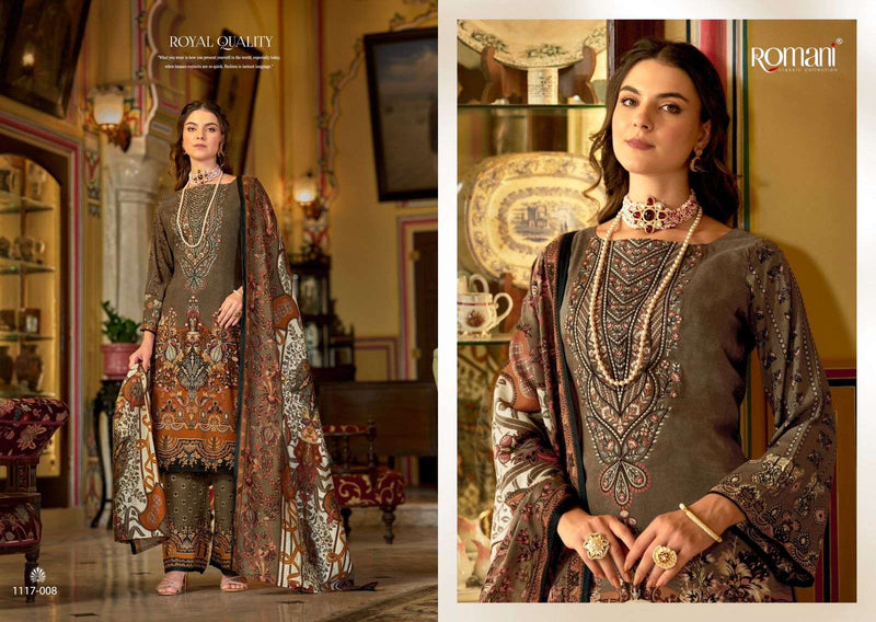 Romani Mahira Vol 4 Soft Cotton Embroidered Designer Work Salwar Suit