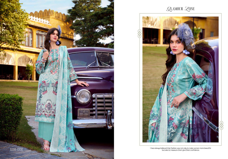 Romani Needle Wonder Vol 3 Premium Cotton Embroidered Work Salwar Suit