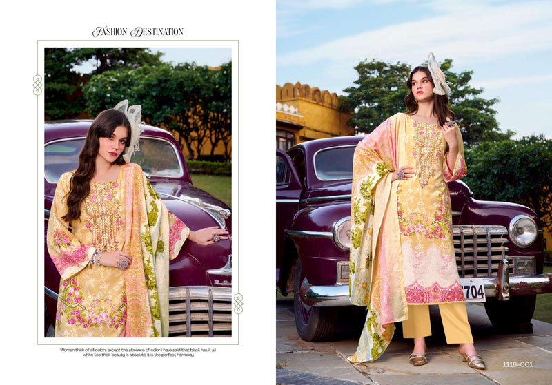 Romani Needle Wonder Vol 3 Premium Cotton Embroidered Work Salwar Suit