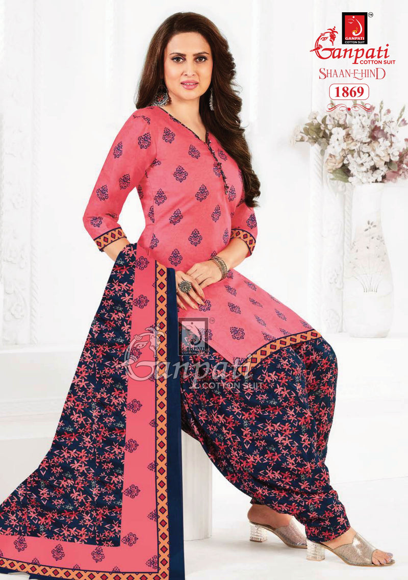 Ganpati Shaan E Hind Vol 7 Cotton Printed Unstitch Salwar Suits