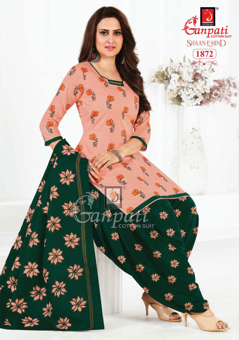 Ganpati Shaan E Hind Vol 7 Cotton Printed Unstitch Salwar Suits