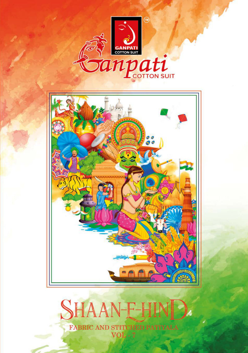 Ganpati Shaan E Hind Vol 7 Cotton Printed Unstitch Salwar Suits