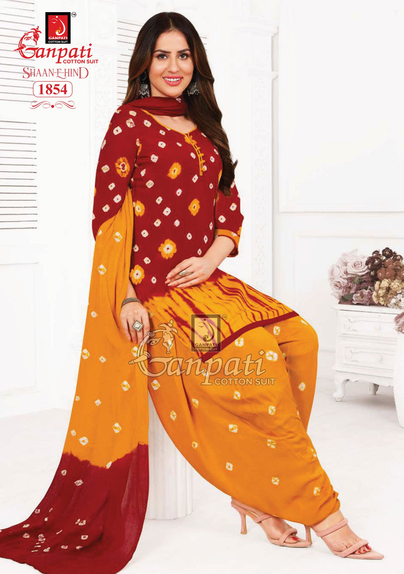 Ganpati Shaan E Hind Vol 7 Cotton Printed Unstitch Salwar Suits