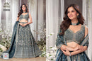 SHIVALI MC8 / 36827 – Floral Embroidered Grey Lehenga