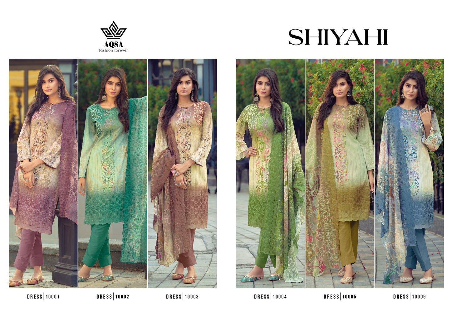 Aqsa Shiyahi Digital Print Silk With Embroidery Designer Fancy Suits