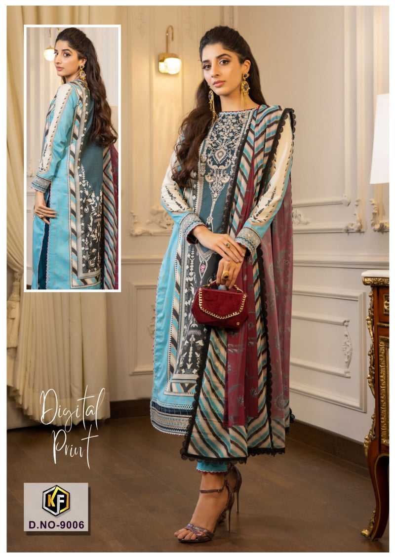 Keval Fab Sobia Nazir Vol 9 Cotton Karachi Style Print Salwar Kameez