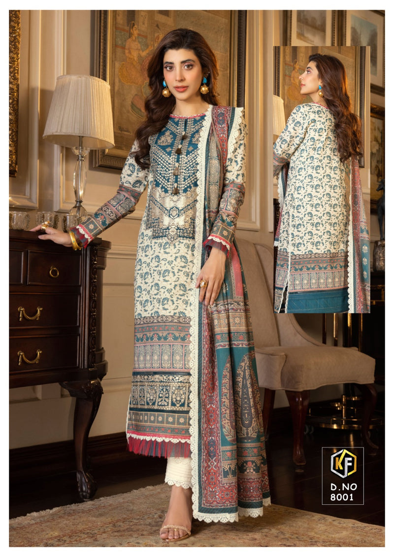 Keval Fab Sobia Nazir Vol 8 Cotton Karachi Print Salwar Suits