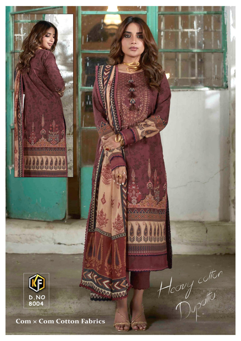 Keval Fab Sobia Nazir Vol 8 Cotton Karachi Print Salwar Suits