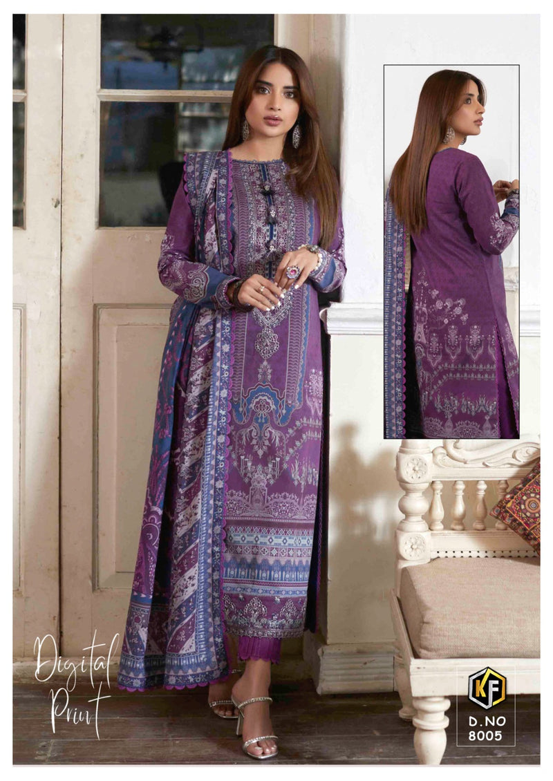 Keval Fab Sobia Nazir Vol 8 Cotton Karachi Print Salwar Suits