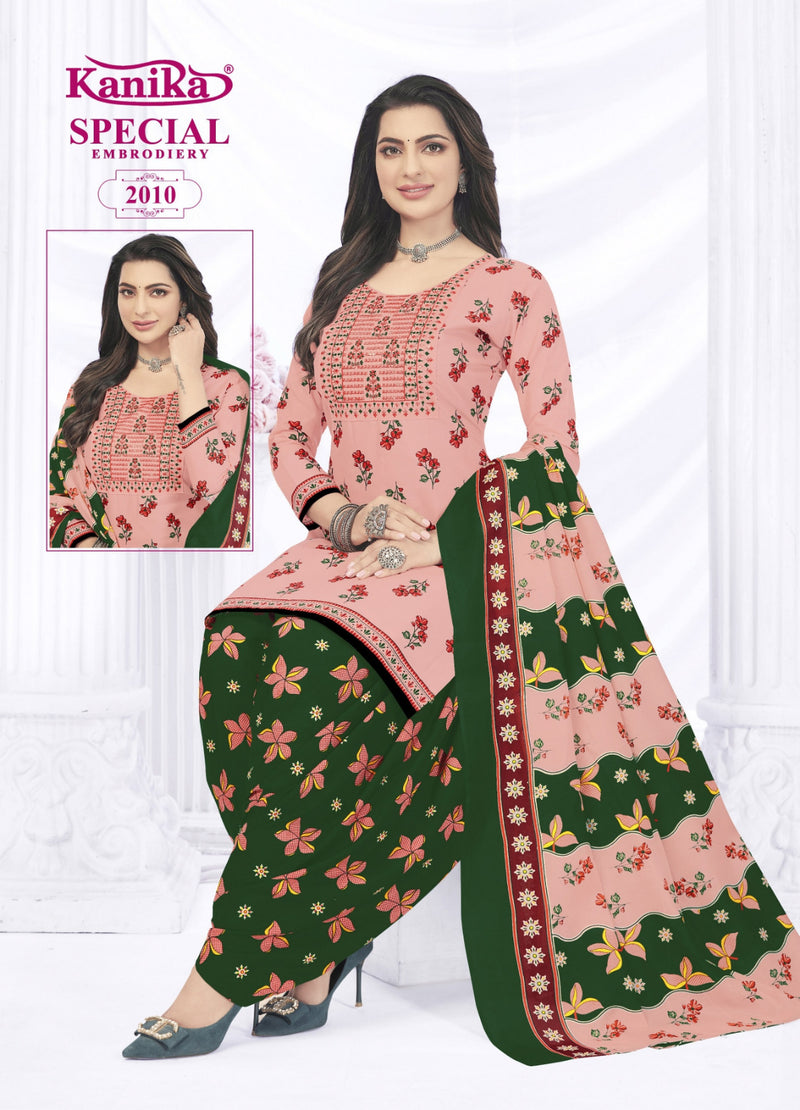 Kanika Brand Special Vol 2 Cotton With Neck Work Salwar Suits